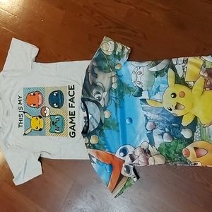 2 Pokemon tshirts